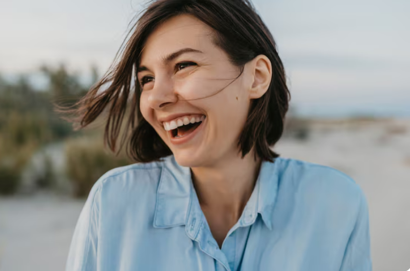 smiling